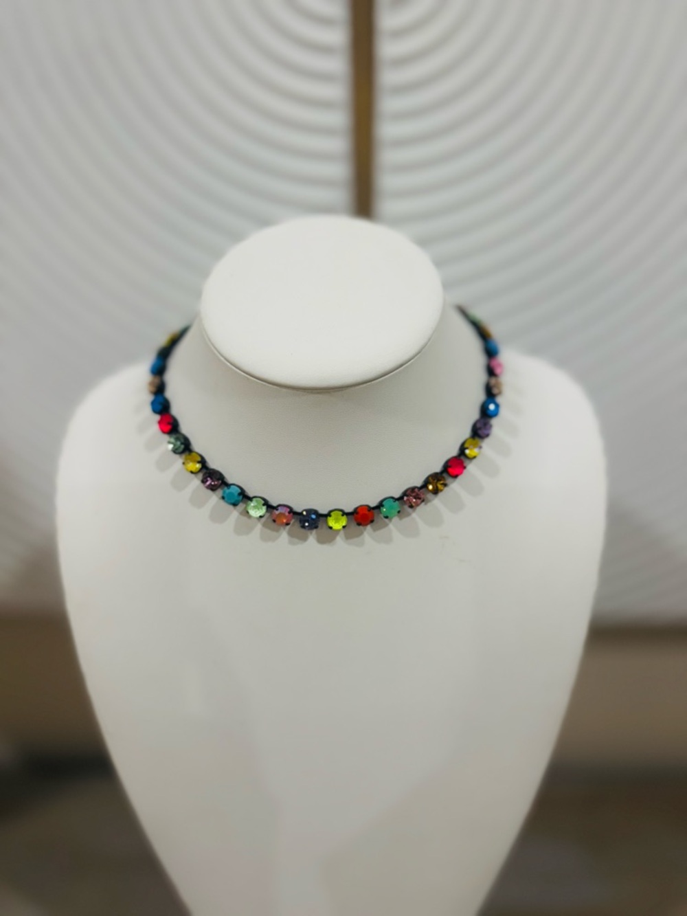 TOVA Sofia Necklace Smutt Melon